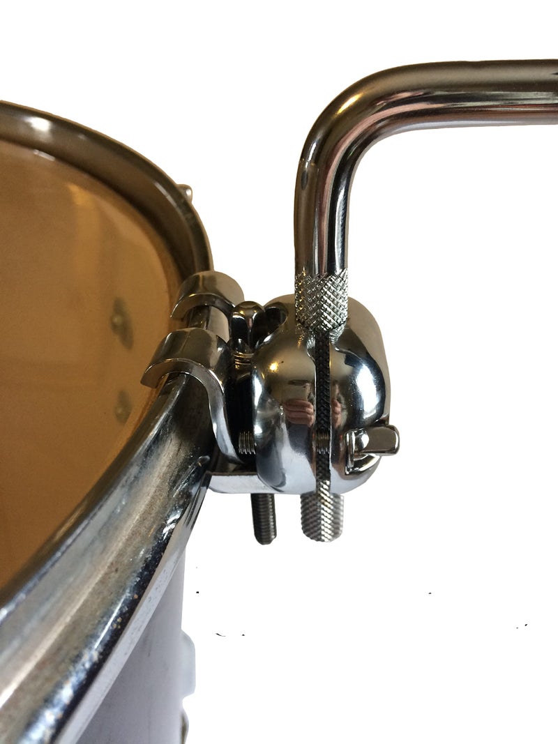 ROSS Drumheads حامل جرس البقر للطبل - مشبك حلقة الطبل لجرس البقر، كتلة الجاز، الطنبورة، صنج الرش - Image 1
